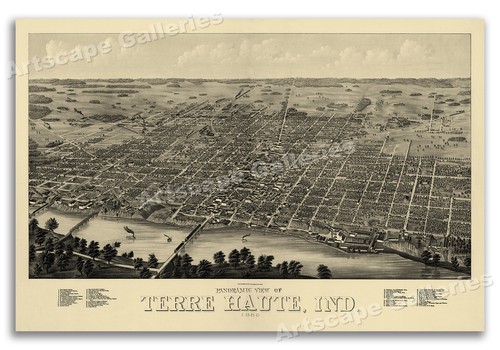 Terre haute indiana 1880 - terre,