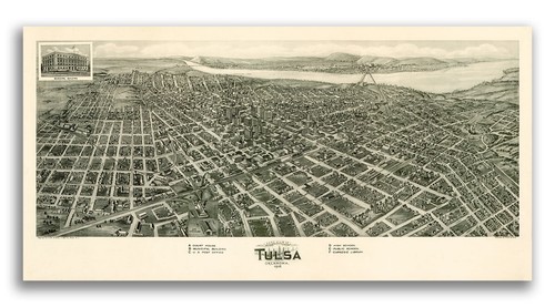 1918 tulsa oklahoma - tulsa, vintage