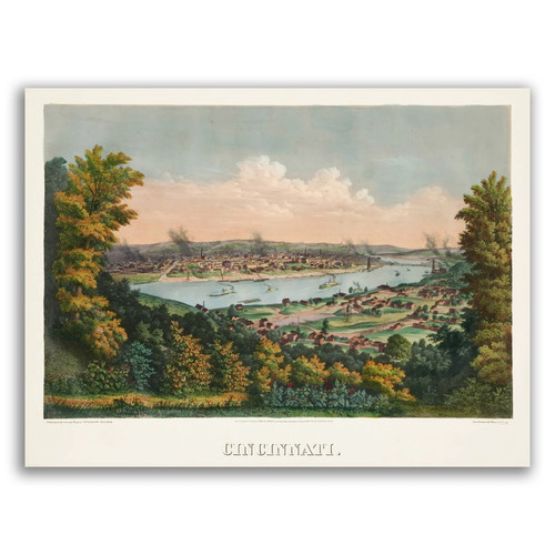 Cincinnati 1869 bird - 1869, bird's