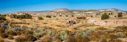 New mexico desert village - desert,