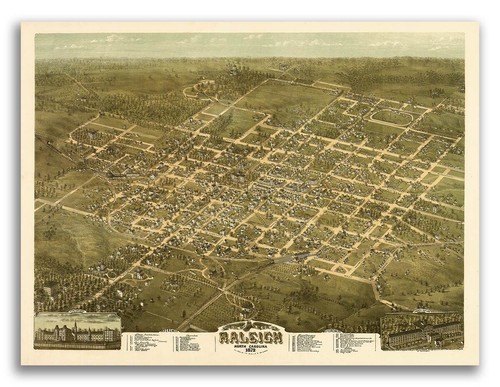 Raleigh 1872 historic - nc,