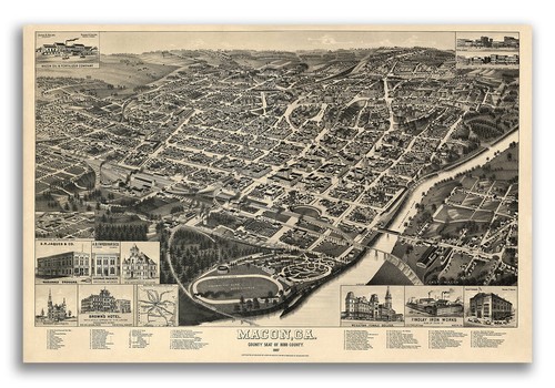 Macon georgia 1887 historic - georgia,