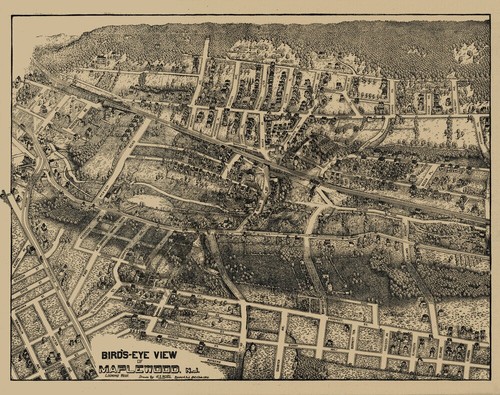 Panoramic map maplewood new - of,