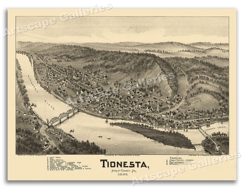 1896 tionesta pennsylvania - tionesta,