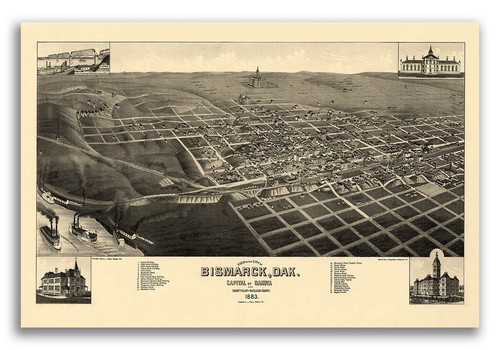 Bismarck north dakota 1883 - bismarck,