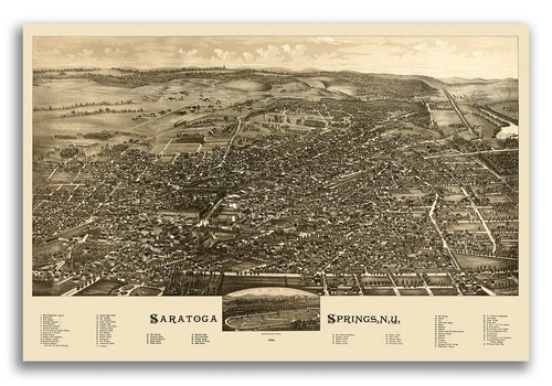Bird eye view 1888 saratoga - eye,