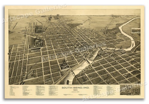 South bend indiana 1890 - bend,